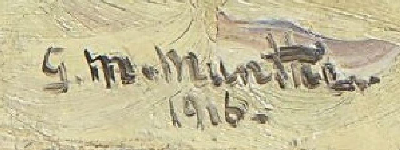 Morgenstjerne Munthe signaturen Het ophalen van de vangst