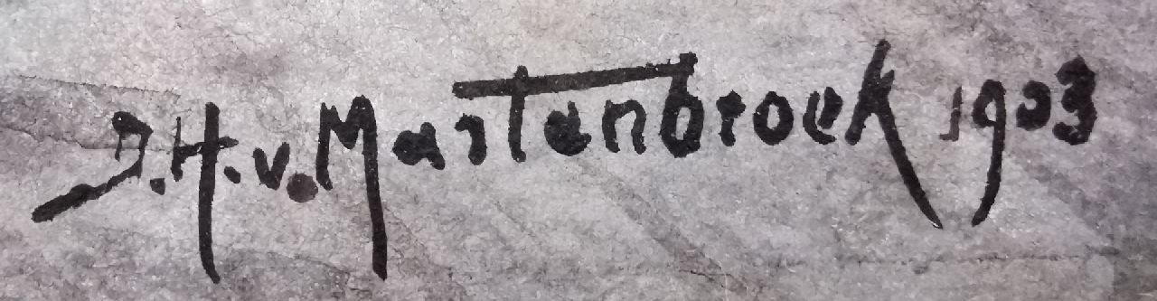 Johan Hendrik van Mastenbroek signaturen Schafttijd in de haven van Rotterdam