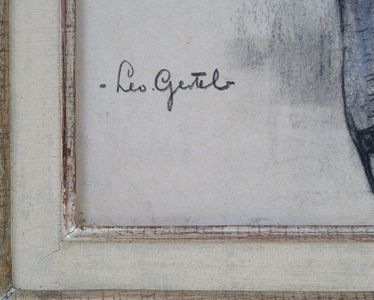Leo Gestel signaturen Praatje in het park, Parijs