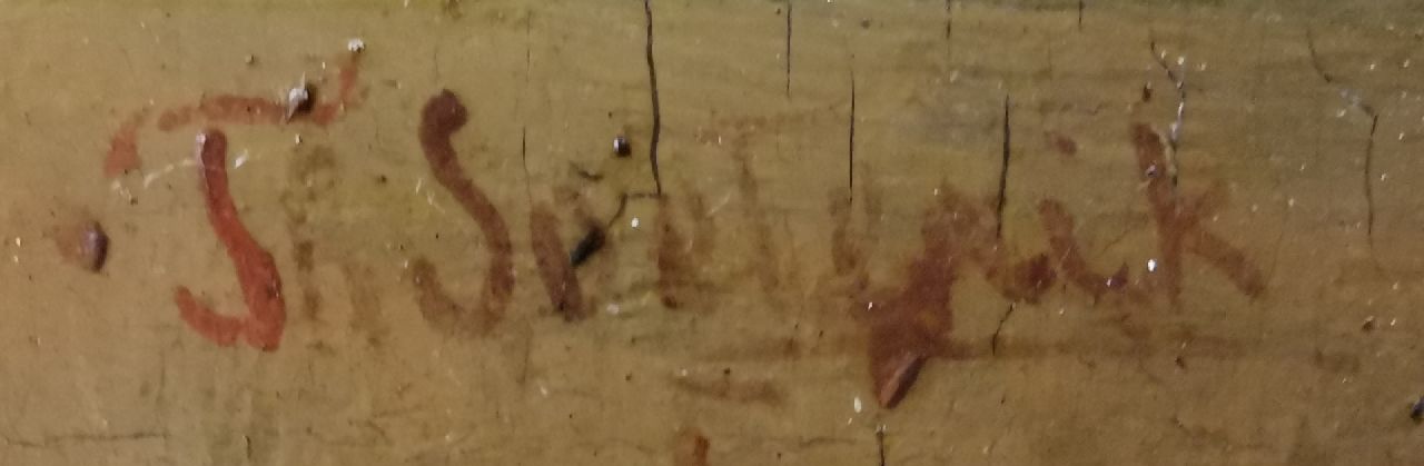 Theodoor Soeterik signaturen Wandelaars op de Maliebaan in Utrecht