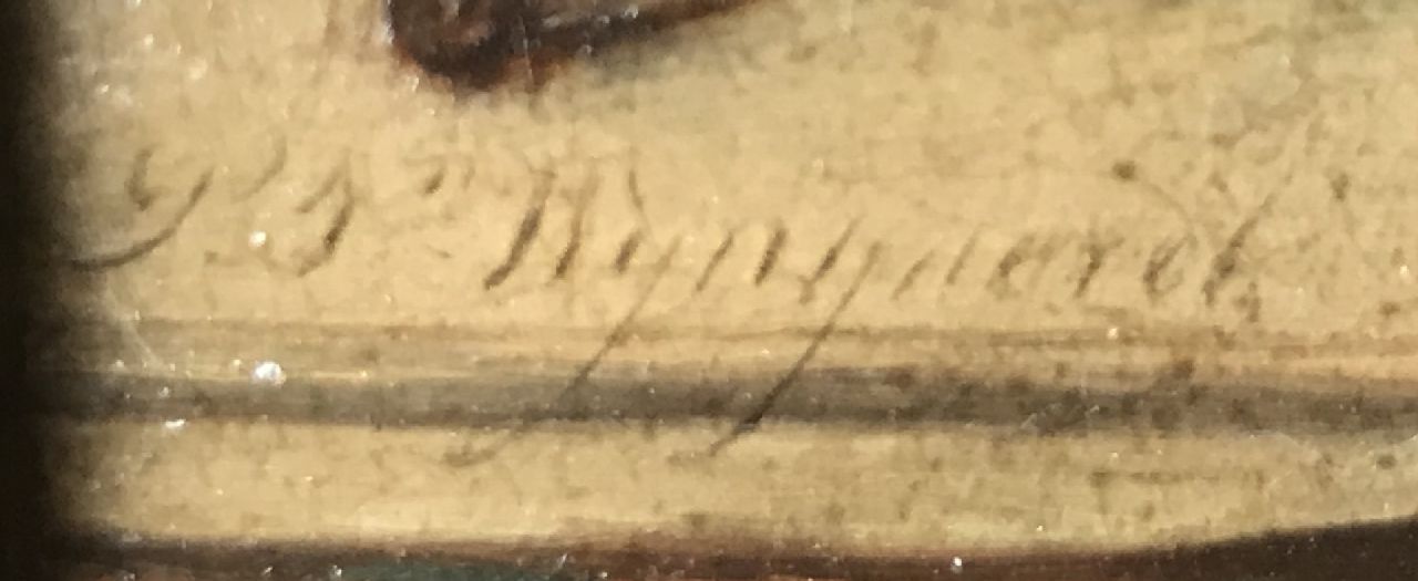 Petrus Theodorus van Wijngaerdt (de oude) signaturen Wijn met een goed stuk vlees