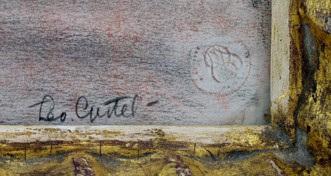 Leo Gestel signaturen Op de rolschaatsbaan met Japanse lampions