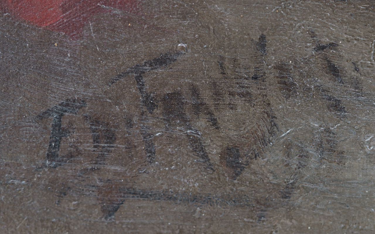 Eduard Frankfort signaturen De fluitspeler