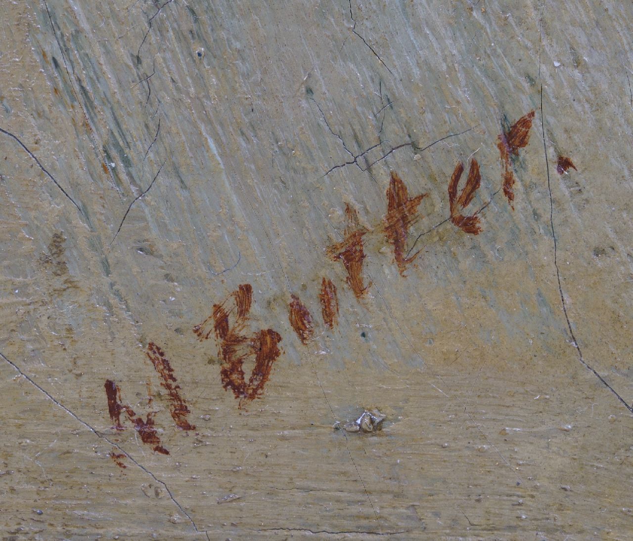 Meindert Butter signaturen In het atelier