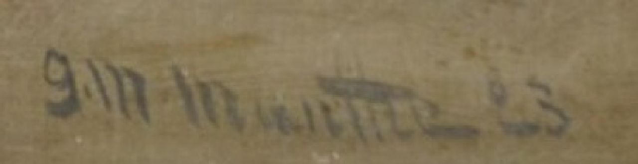 Morgenstjerne Munthe signaturen Avondstemming