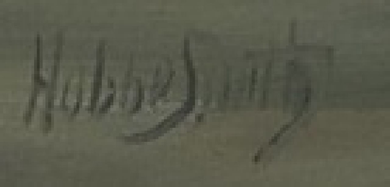 Hobbe Smith signaturen Uitvarende Urker botters
