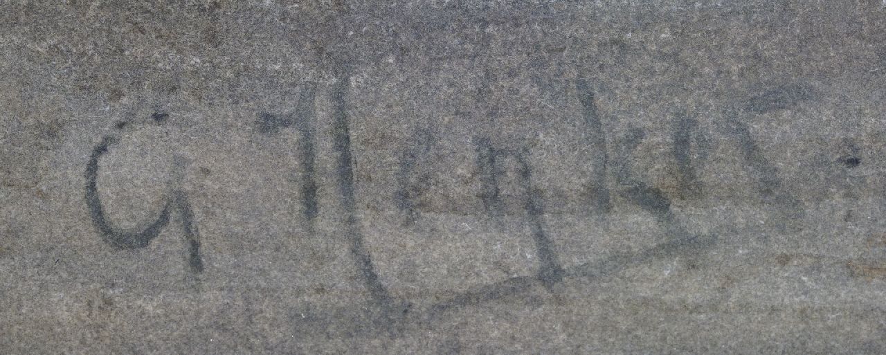 Gerke Henkes signaturen Het theeuurtje