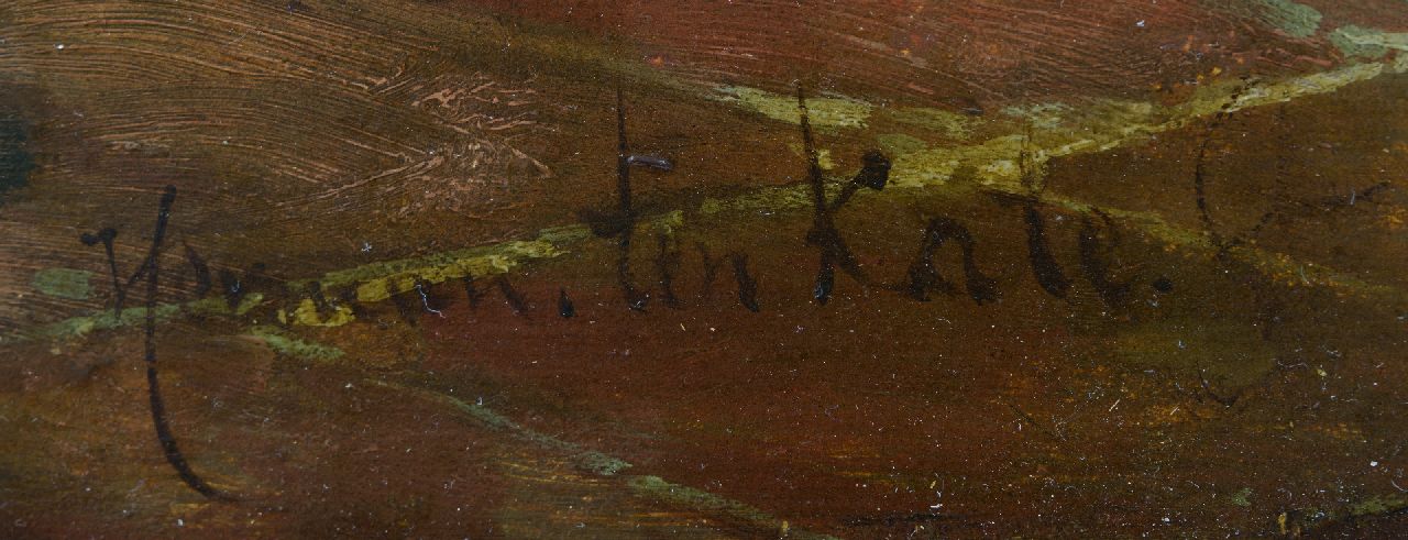 Herman ten Kate signaturen In de taveerne