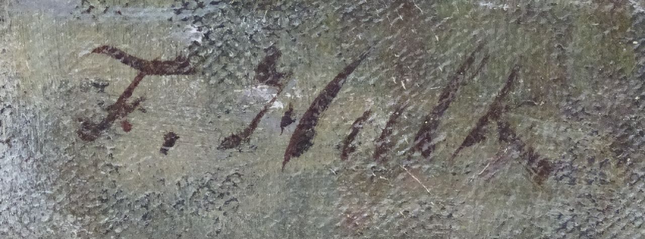Johannes Frederik Hulk signaturen Hollandse binnenhaven