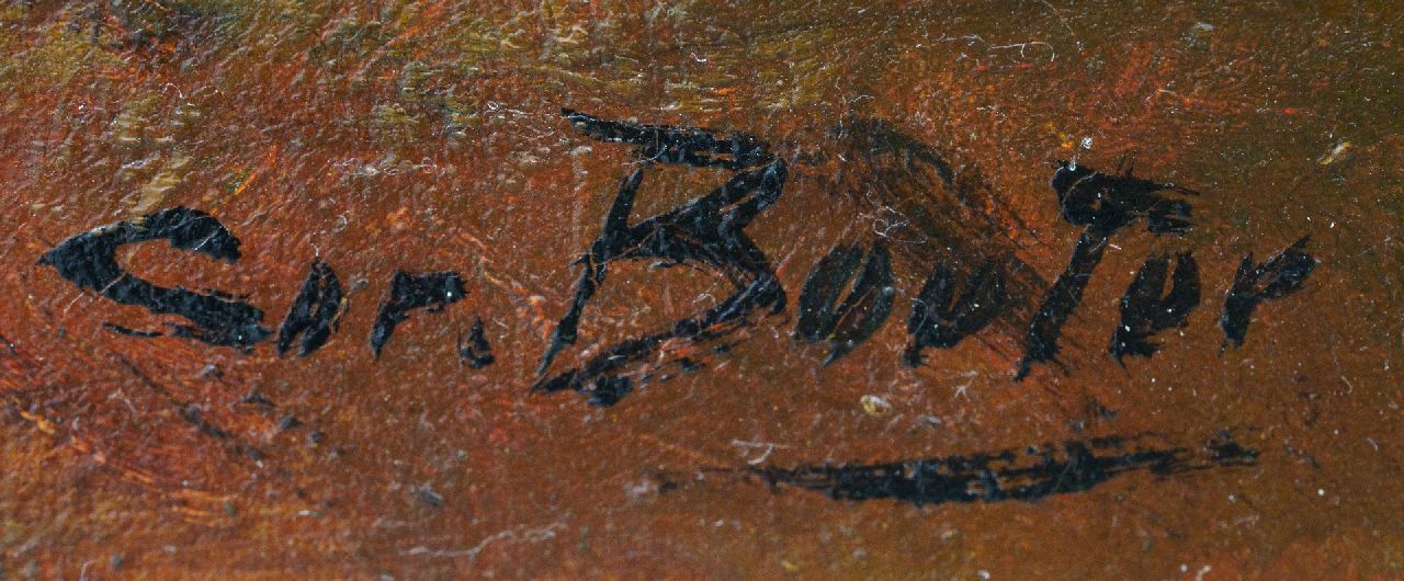 Cor Bouter signaturen Jonge moeder met kinderen