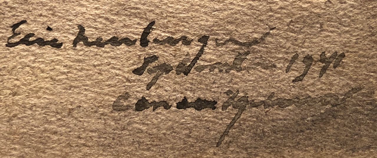Elie Neuburger signaturen In het Concertgebouw, Amsterdam