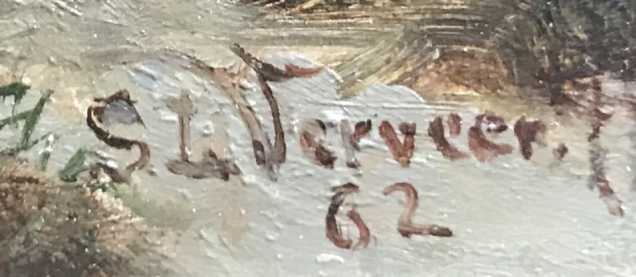 Salomon Verveer signaturen Achter de duinen