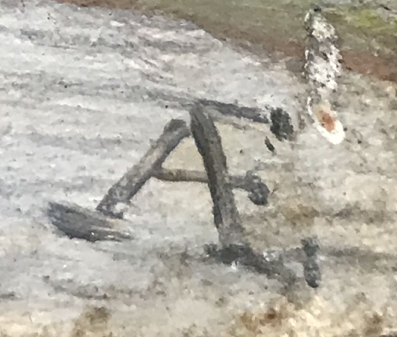 Adrianus Eversen signaturen Zonnig stadsgezicht in Overschie