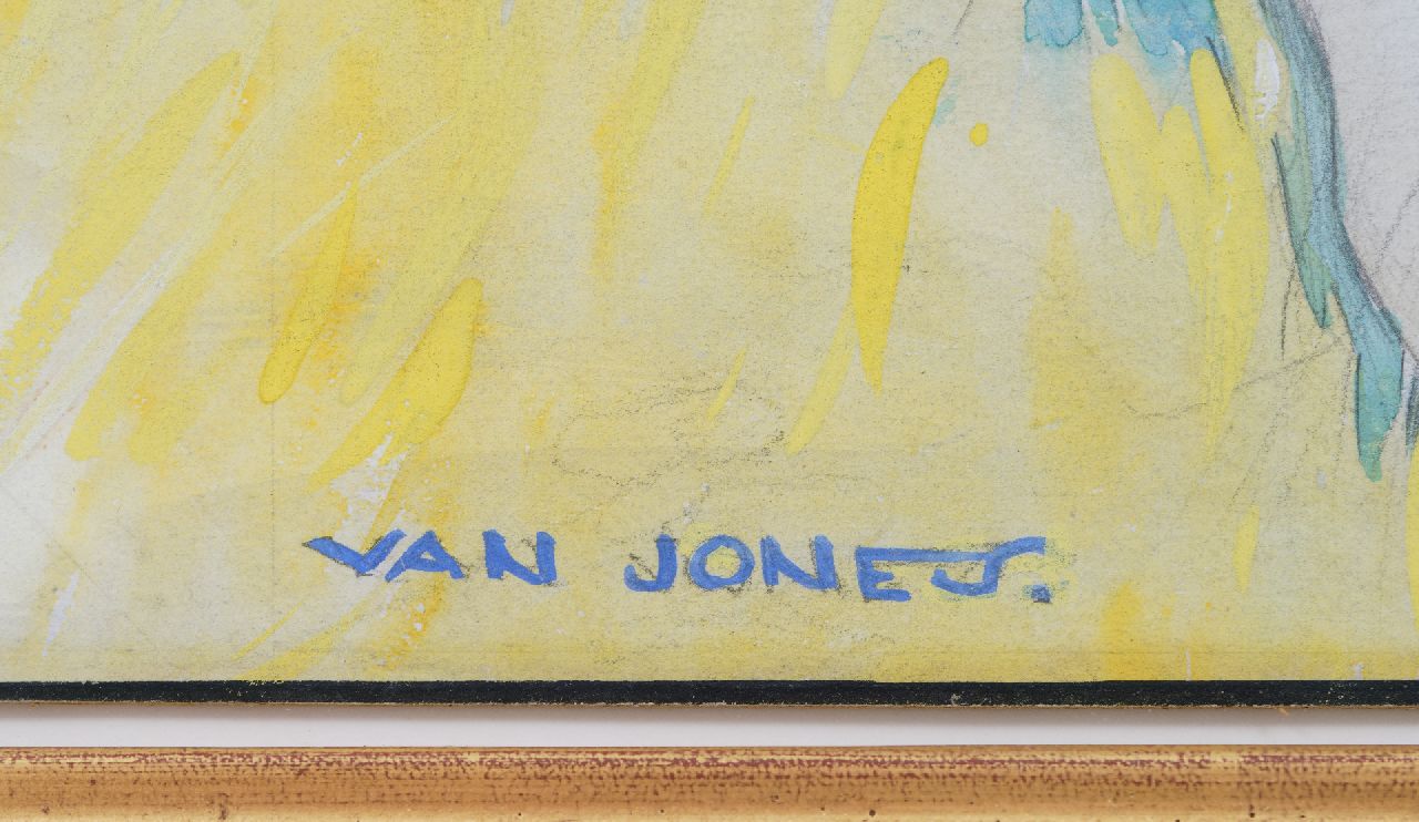 Van Jones signaturen Met de Rolls uit picknicken (Rolls Royce jaren 20)