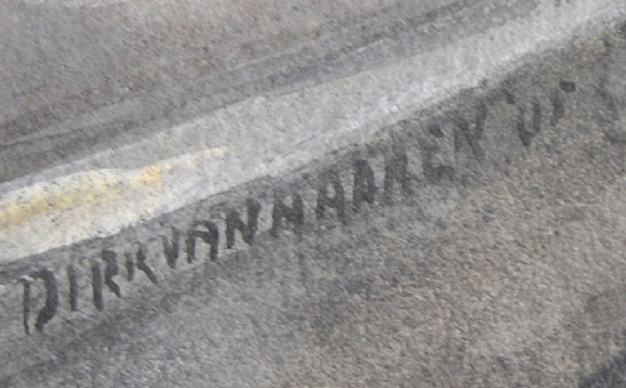 Dirk van Haaren signaturen De Brouwersgracht te Amsterdam