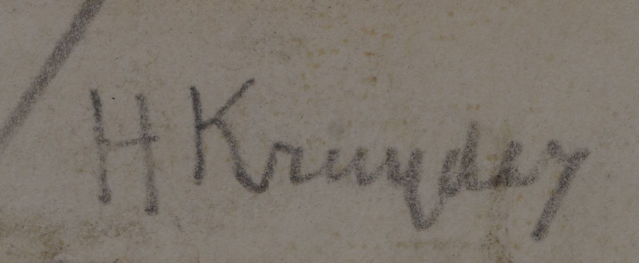 Herman Kruyder signaturen Mogelijk een zelfportret
