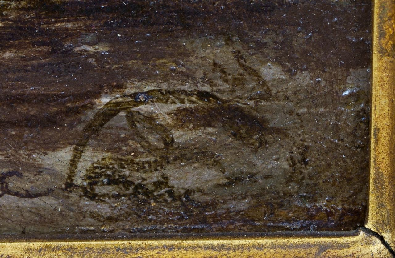Johannes Jacobus Mittertreiner signaturen Zonnig straatje