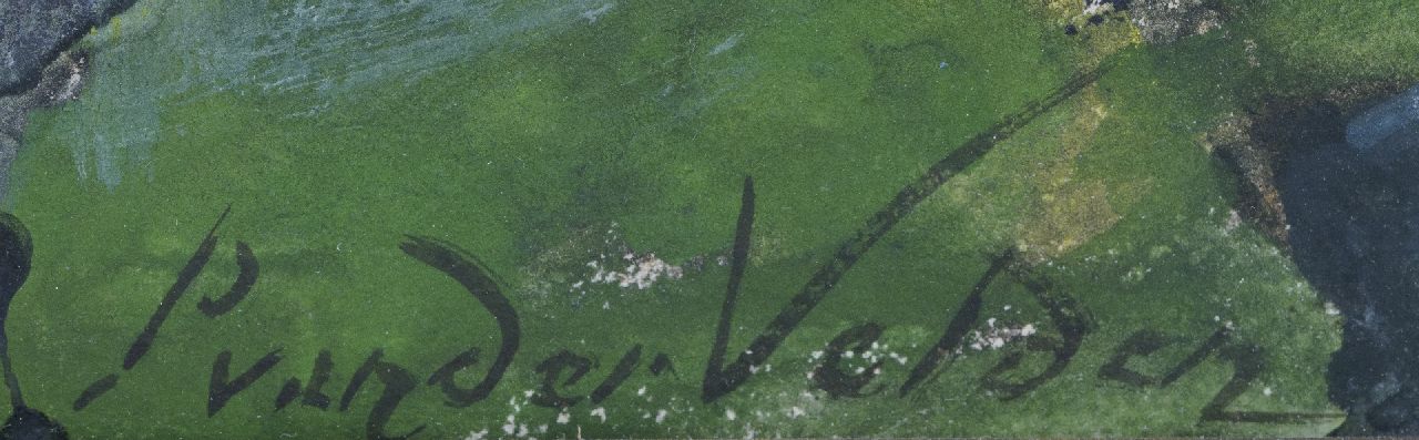 Petrus van der Velden signaturen Langs het jaagpad