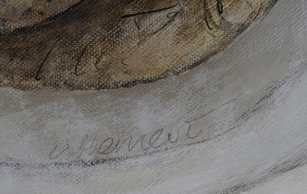 Evert van Hemert signaturen Het kunstenaarsontbijt