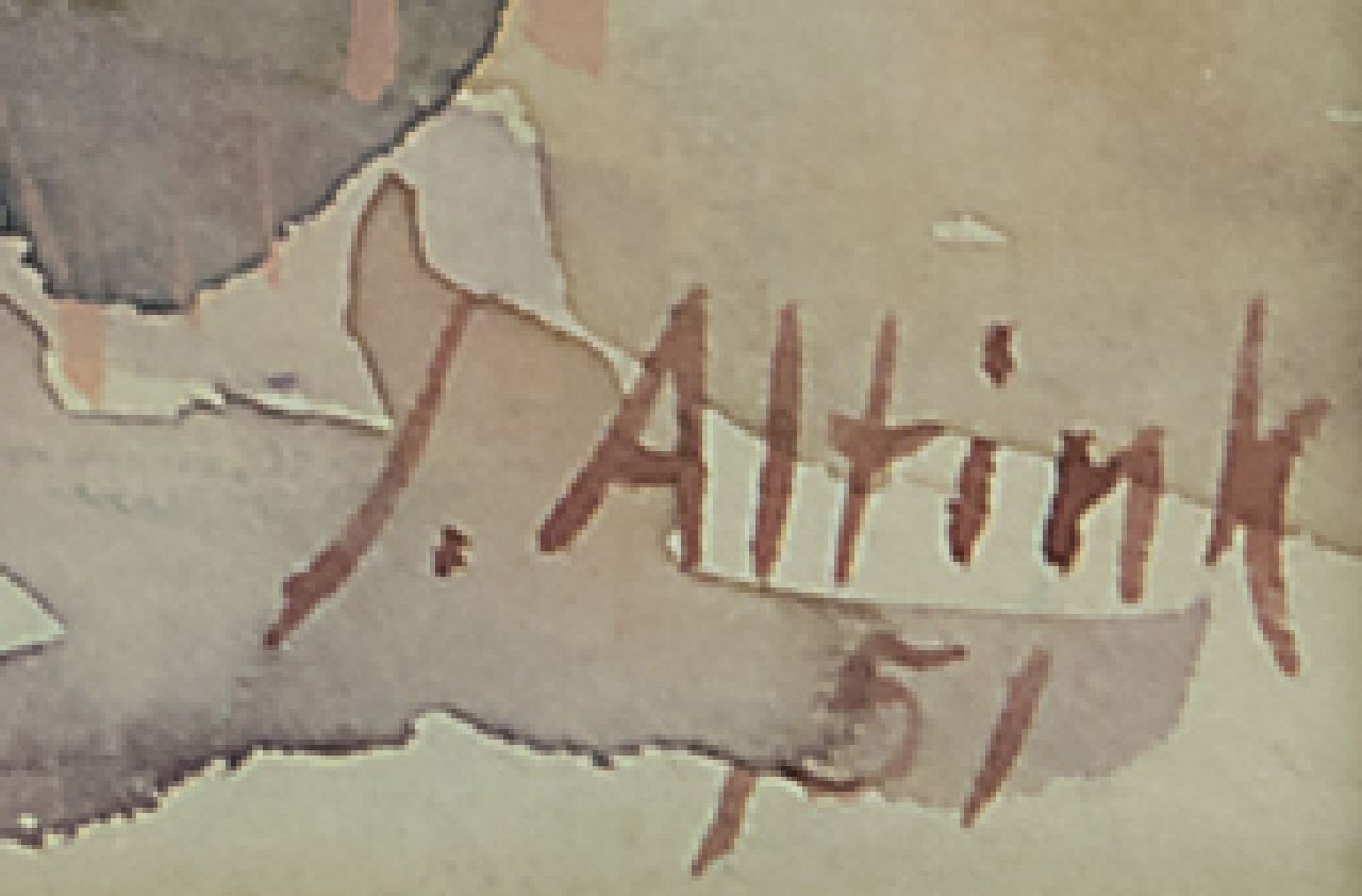 Jan Altink signaturen Zonder titel