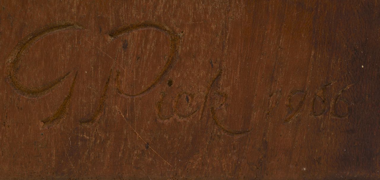 Gerrit Piek signaturen Staand naakt