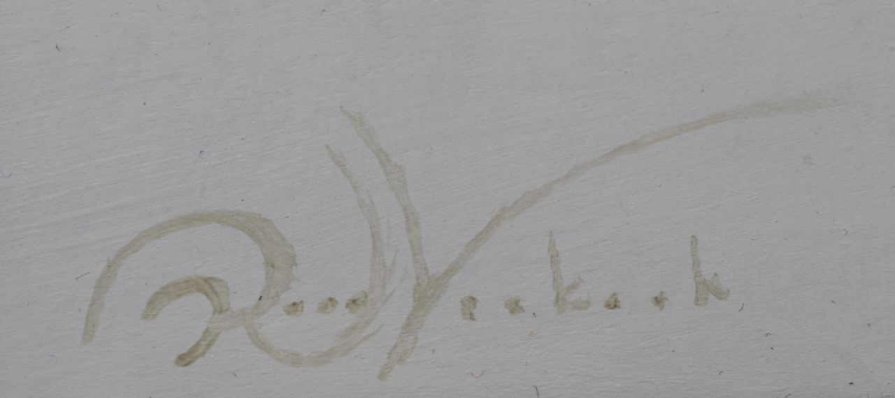 Ruud Verkerk signaturen Gouds Plateel