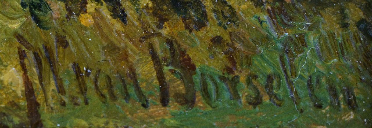 Jan Willem van Borselen signaturen Boslandschap
