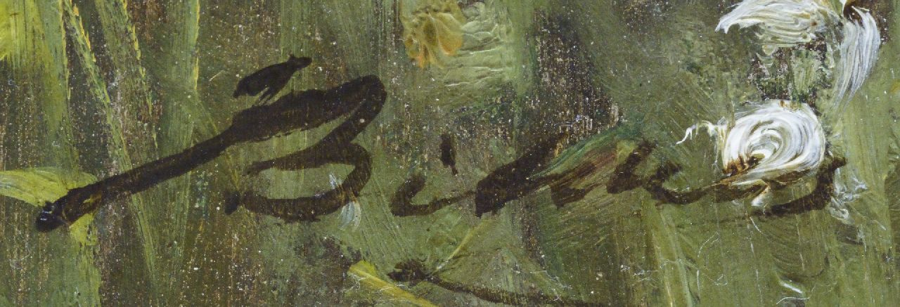 Johannes Warnardus Bilders signaturen Slootkantschets