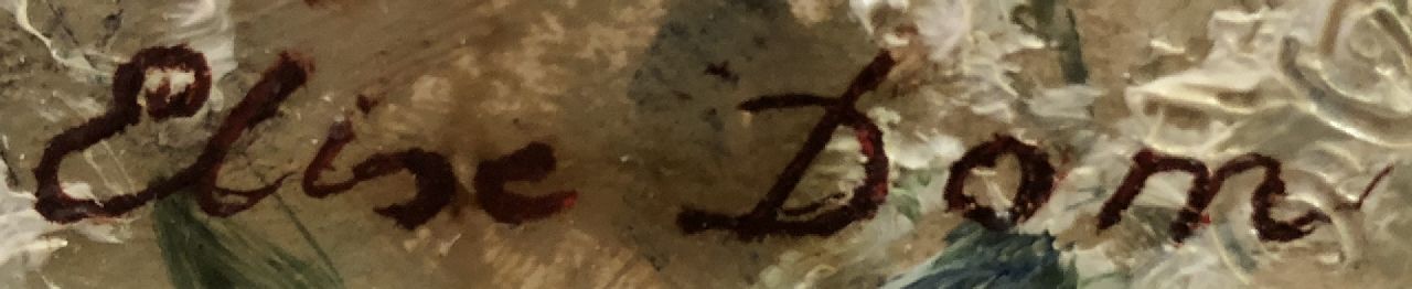 Elise Dom signaturen Bloemstilleven