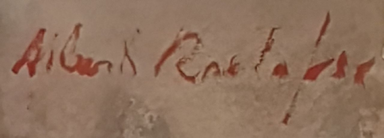 Albert Roelofs signaturen La reconvalescente