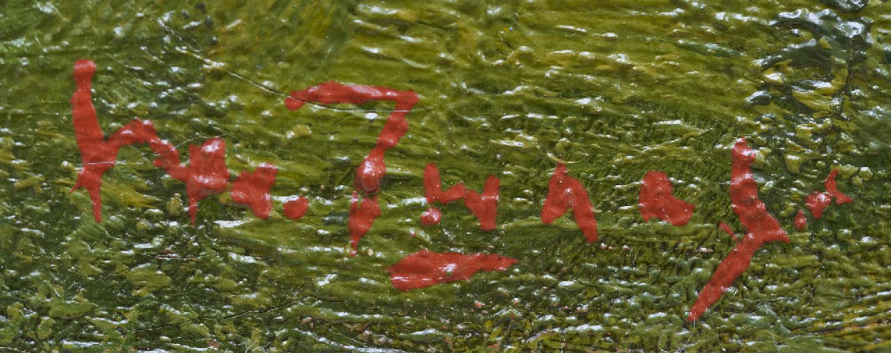 Willem de Zwart signaturen Boerderij in de zomer
