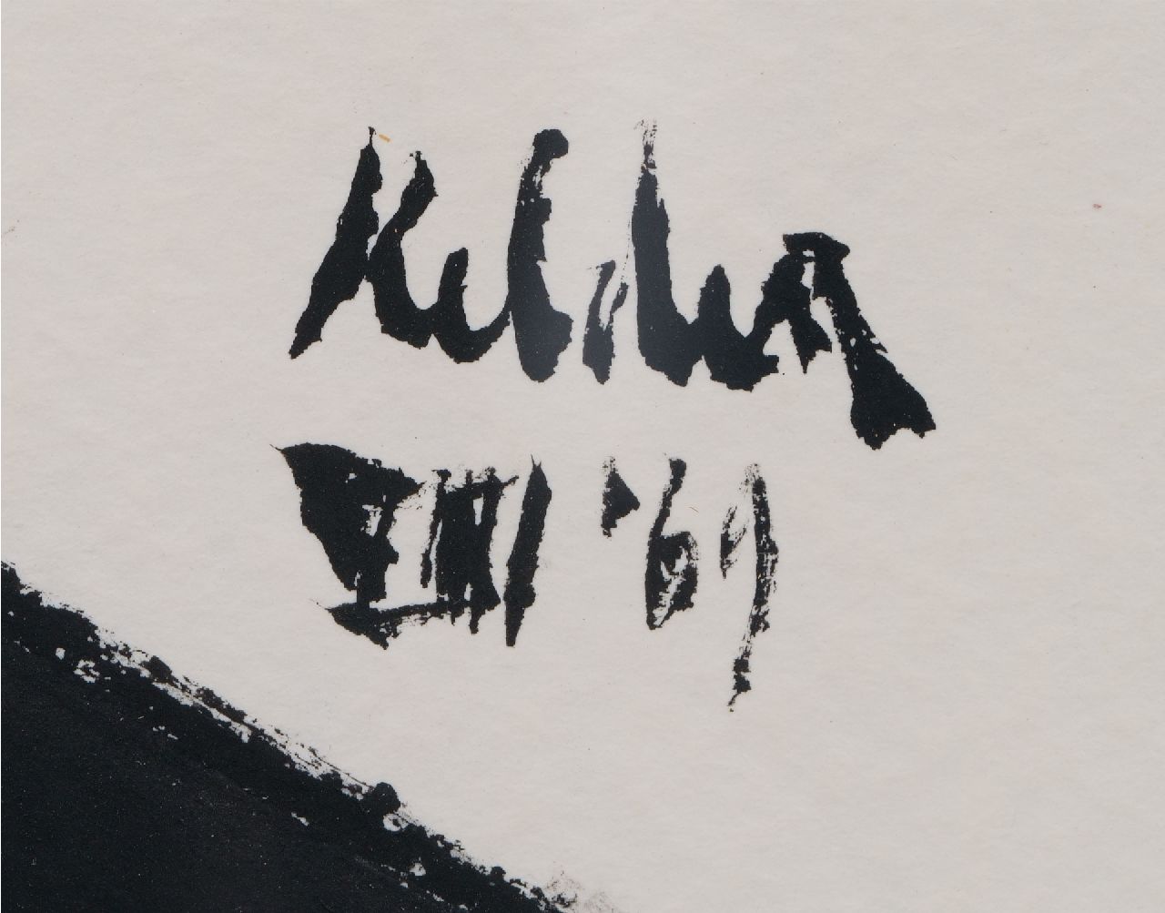 Toon Kelder signaturen Abstracte compositie