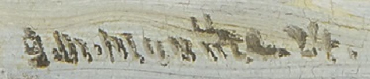 Morgenstjerne Munthe signaturen Bomschuit in de branding