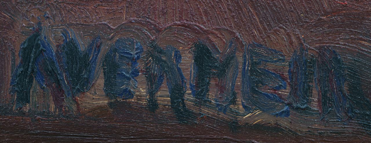Alfons Vermeir signaturen Boerenlandschap