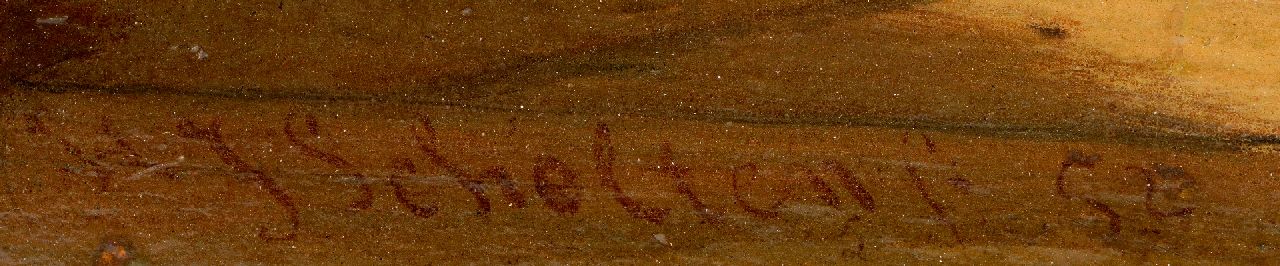 Hendrik Jacobus Scholten signaturen De kraamvisite