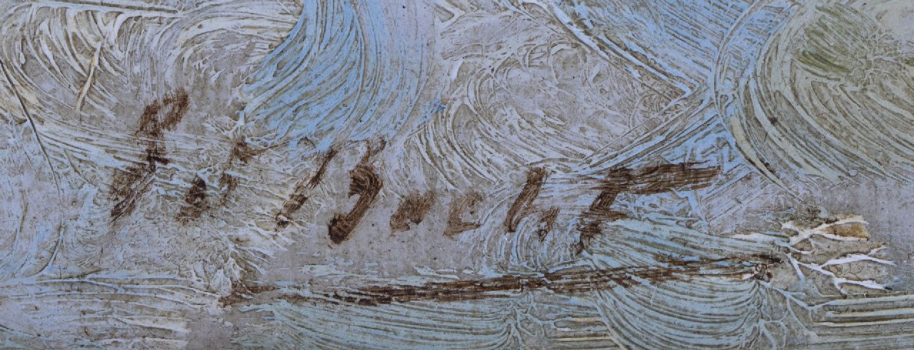Ed Becht signaturen Vijver in het Haagse Bos