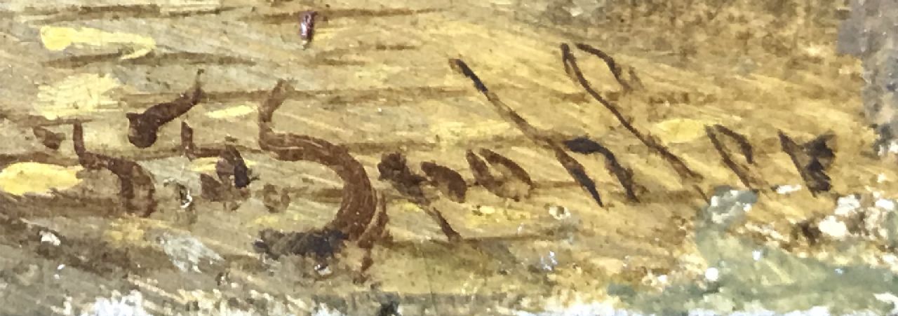 Johannes Franciscus Spohler signaturen Hollands straatje