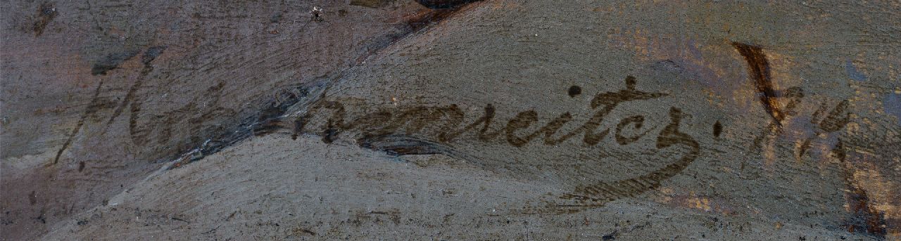 Hugo Kotschenreiter signaturen Het aanvullen van de wijnvoorraad