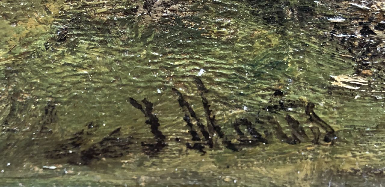 Jacob Maris signaturen De vier windmolens, Schiedam