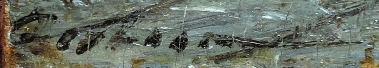 Johannes Bosboom signaturen De Bakenesserkerk in Haarlem