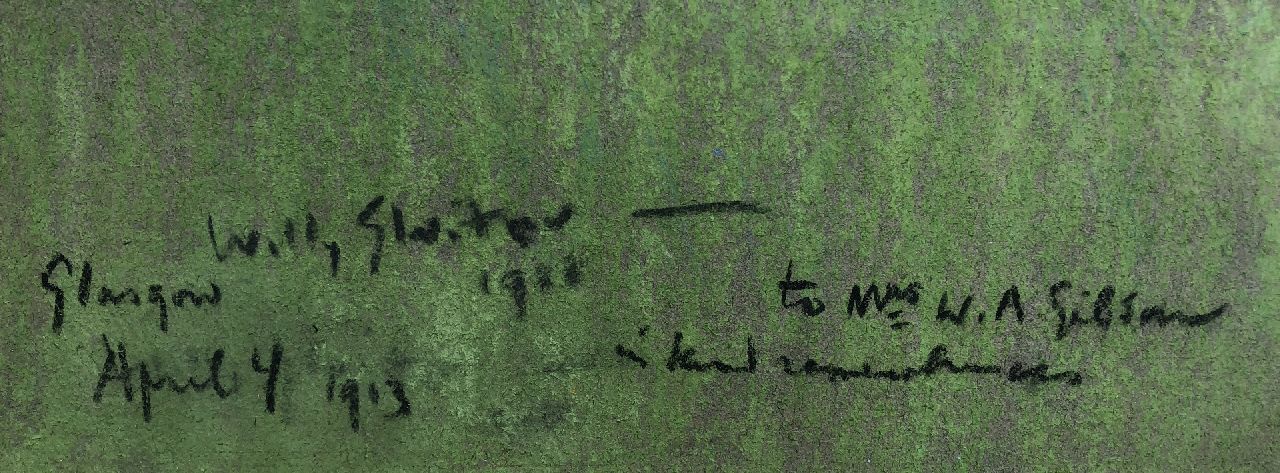 Willy Sluiter signaturen Op de renbaan