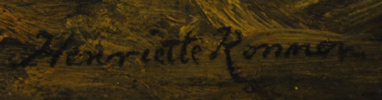 Henriette Ronner-Knip signaturen Honden