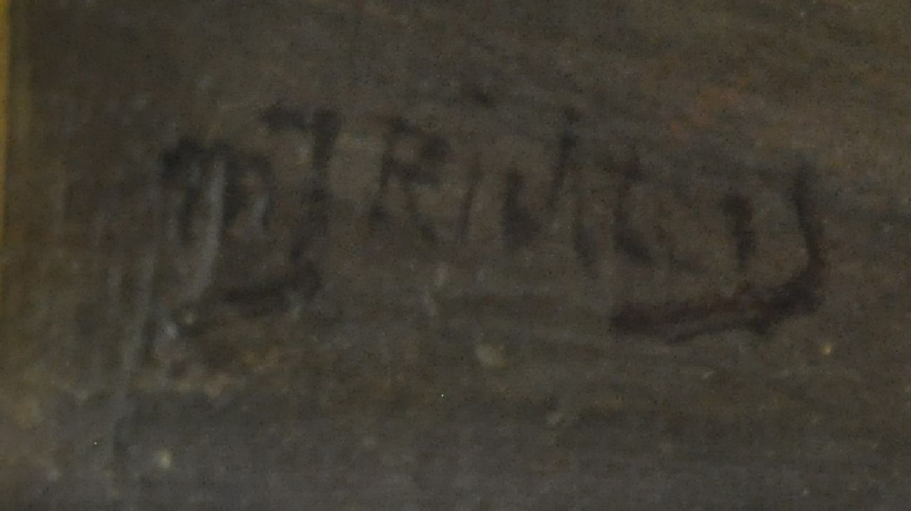 Marius Richters signaturen Trams bij het Beursplein, Rotterdam