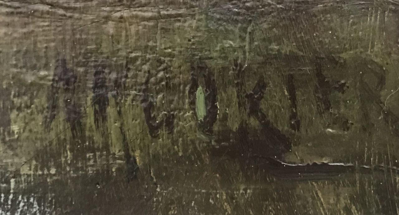 Arnold Gorter signaturen Perenbloesem aan de Vordense Beek