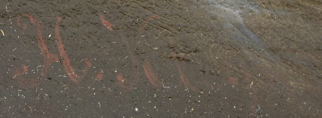 H. Kleyn signaturen Schepen op woelige zee