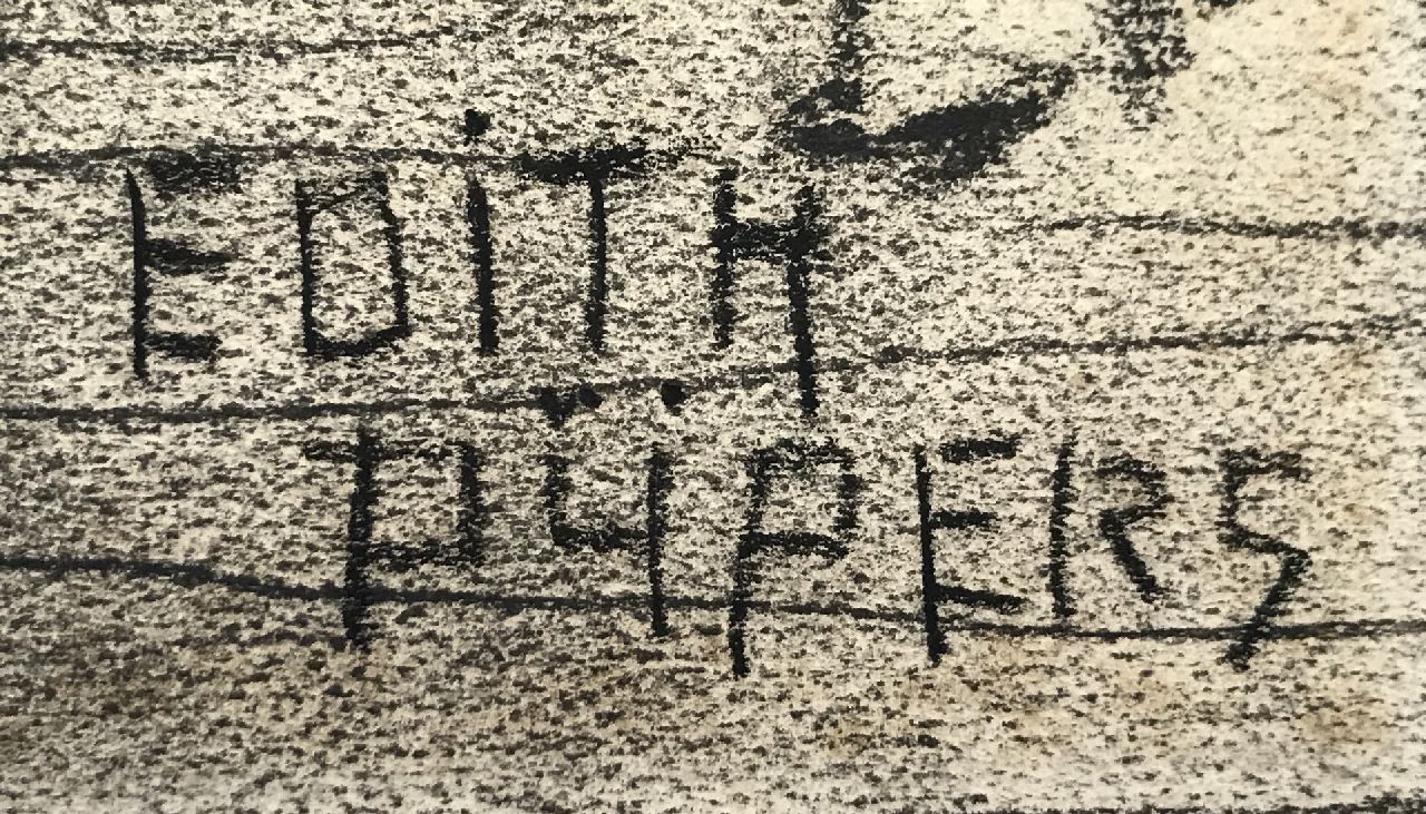 Edith Pijpers signaturen Portret van een boer