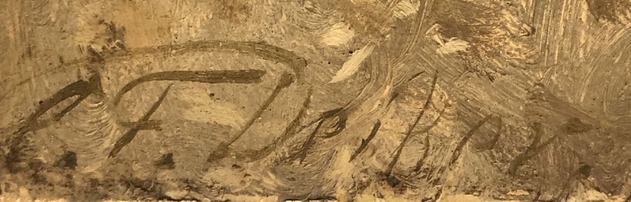 Carl Friedrich Deiker signaturen Burlend edelhert