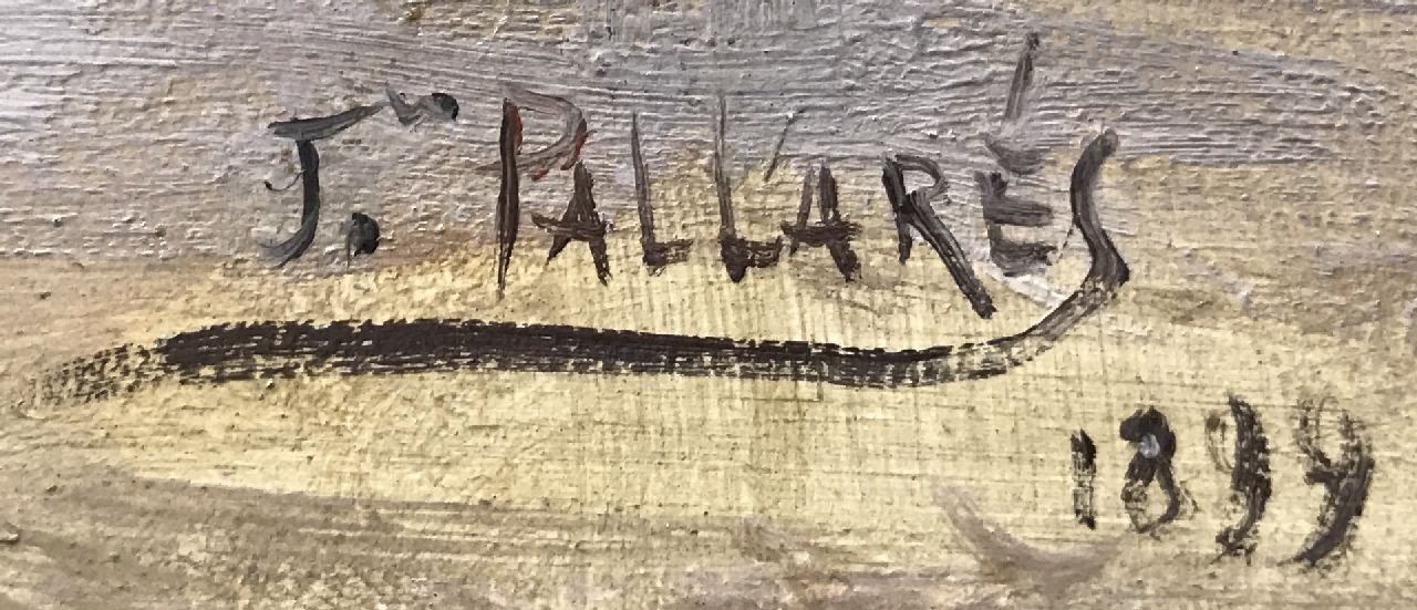 Joaquín Pallarés y Allustante signaturen De Place de l'Opéra in Parijs