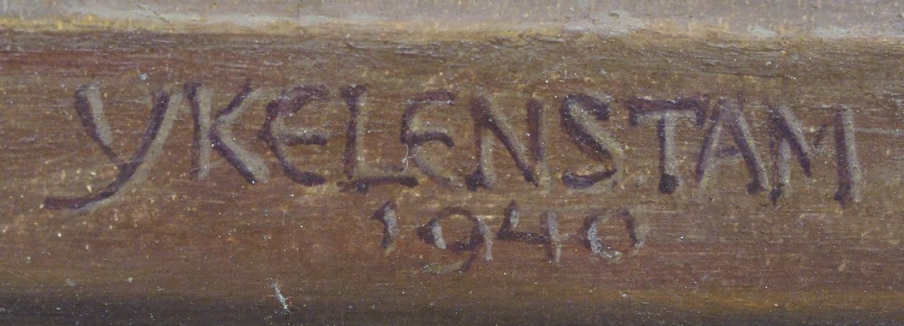 Hendrikus IJkelenstam signaturen Stilleven met lantaarn