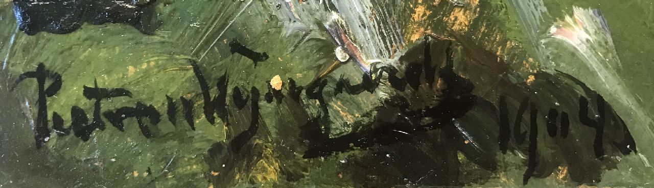 Piet van Wijngaerdt signaturen Polderlandschap